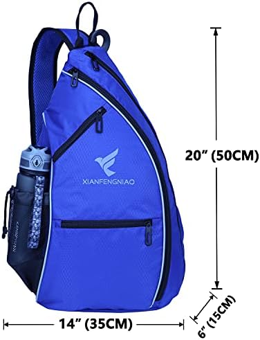 XIANFENGNIAO Pickleball Backpack Sling Bag Crossbody Backpack,Reversible Tennis Bag 5 XIANFENGNIAO Pickleball Backpack Sling Bag Crossbody Backpack,Reversible Tennis Bag