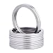 Outus 32 mm Titanium Key Rings Split Rings, 5 Pack