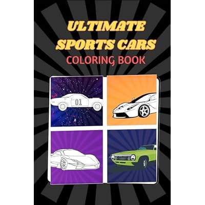 Ultimate Sports Cars Coloring Book