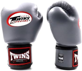 Amazon.co.jp: Twins ボクシンググローブ 本革製 レザー (グレー, 8oz