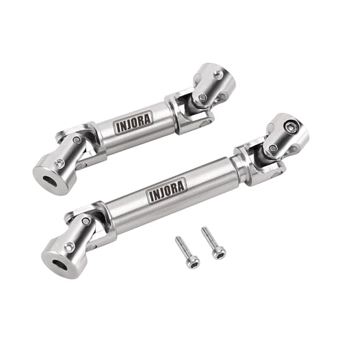 INJORA Stainless Steel Center Drive Shafts for 1/18 HPI Venture 18 CR18P RC Upgrade