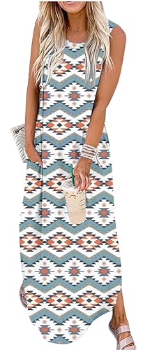 Image of CHUNTIANRAN Maxi Dresses for Women Summer Outfits Boho Beach Long Dresses Casual Sundresses Resort Wear for Women 2026