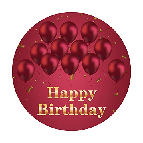 YongFoto D200cm Rond Date d'anniversaire Photographie Fond Rêveur Mignon Licorne Arc en Ciel Étoiles Anniversaire Toile de Fond pour Enfant Adulte Famille Fête d'anniversaire Séance Photo Accessoires Cover