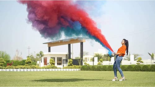 Image of Thunder Colour Cloud Holi Gadget | Natural and Herbal Gulal Spray Cylinder for Holi Celebration, Weddings, Photoshoots, Theme Parties (Jet 5 kg)