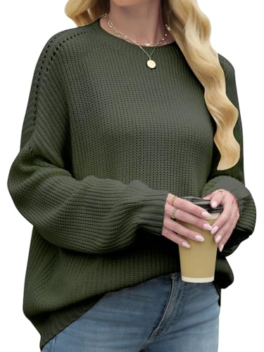 Gloria&Sarah Sweaters for Women Casual Knit Ribbed Pullover Tunic Tops Fall Winter Fashion Clothes S-3XL - Image 5