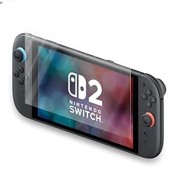 PowerA Screen Protector for Nintendo Switch 2-2pk, Protects Screen, Easy to Apply, Includes 2 Screen Protectors, Microfiber Cleaning Cloth, and Applicator