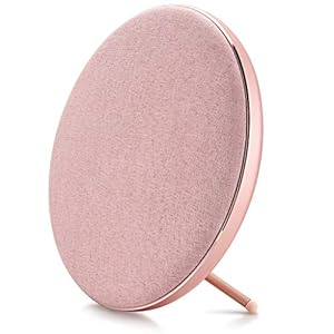 Draadloze Bluetooth-luidspreker 12 W Subwoofer-luidspreker Aluminiumlegering Batterij met grote capaciteit Draagbare luidsprekers voor computer, mobiele telefoon, tv, mp4, roze The New