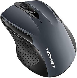 TECKNET Bluetooth Mouse, 2600DPI Adjustable Wireless Mouse With 24 Months Battery Life Cordless Mice for Computer/PC/Tablet/Laptop Portable Small Travel Mouse