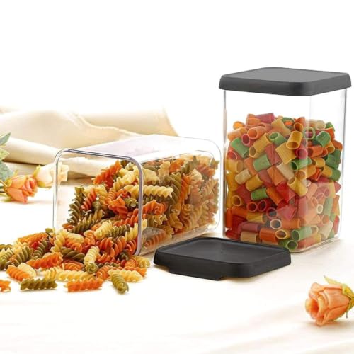 Image of Airtight BPA-Free Plastic Kitchen Storage Containers, 1100 ML, Pack of 6