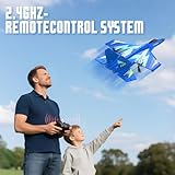 4DRC G6 RC Plane with 2 Take-off Modes, 2 Batteries and Light, 2.4GHz 4 Channel Foam Remote Control Airplane Planes RTF Glider Fighter Jet Toys Gift for Kids 8-12 Beginners Boys Adults - Image 7