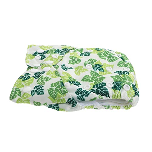 GLSTOY 1 Pieza De Ropa Interior De Algodón Para Bebés Costuras Transpirables Pañales Ropa Interior Pañales De Cambio A Tamaño Verde Orinal Breve Almohadilla Grande