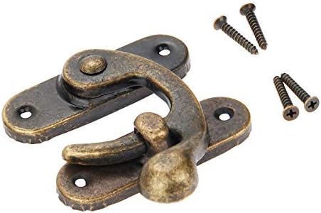 Miniatura 2 de Biaungdo 5 unids estilo retro vintage swing bolsa cierre cerradura caja caja caja joyería tono bronce