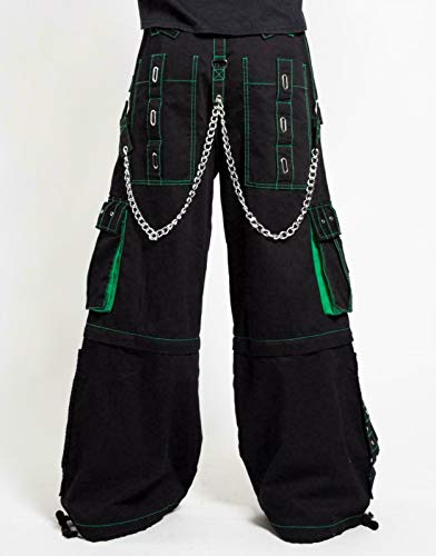 Gothic Bondage Men Pant Alternative Punk Rock Emo Trouser Pant Shorts/USA3