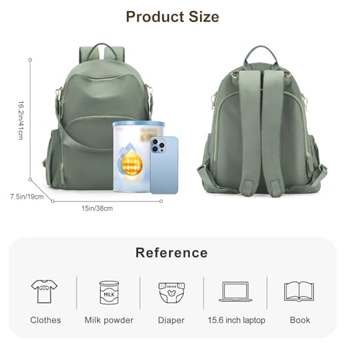 Venatin Diaper Bag Backpack Baby Maternity Bag For Mom And Dad Multi Funtion Waterproof Diaper Bag Travel Backpack With Stroller Strap thumb #5