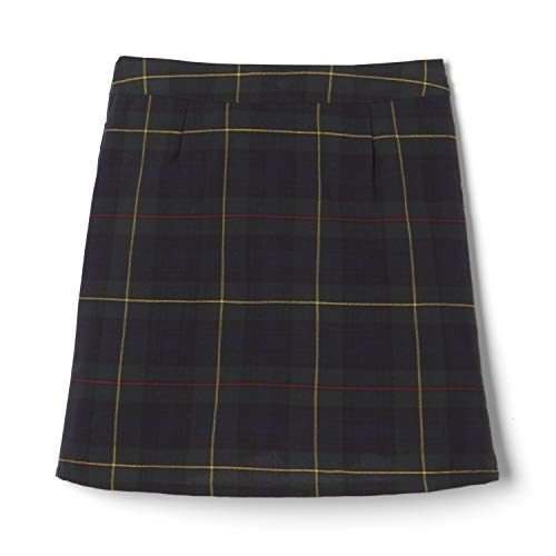 Image of French Toast Girls' Plaid Adjustable Waist Pleated-Front Two-tab Scooter