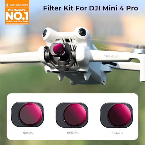 Image of K&F CONCEPT 3Pack ND /PL Filter Compatible with DJI Mini 4 Pro