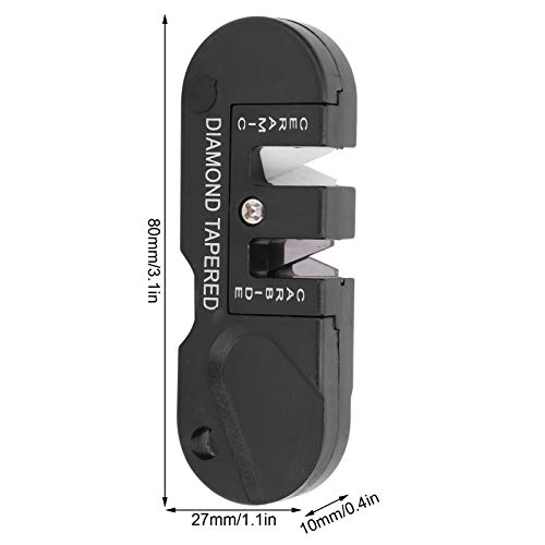 2Pcs/Set 4-In-1 Knife Sharpener Portable Multi‑Functional Outdoor Survival Tool For Camping Hunting And Home Kitchen #TOP4