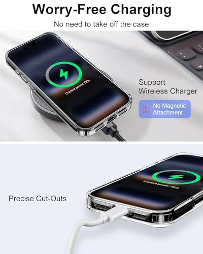 Image of HOOMIL Clear Case for iPhone 17 Pro, Anti-Yellowing
