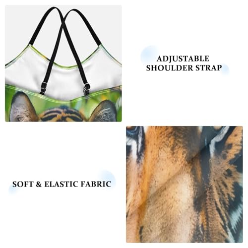 Girl's One Piece Swimsuit Tropical Tiger Beach Bathing Swimwear3