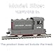 Zylopa MDT Power Diesel Locomotive HO Scale Model Train, Complete with Exquisite Wooden Sleepers and Highly Conductive Nickel Silver Track