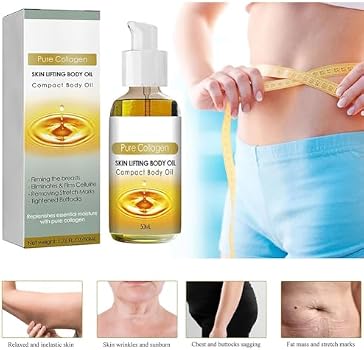 Collagen Lifting Body Oil - Straffendes Körperöl Mit Kollagen, 30 Ml, Gegen Cellulite & Für Straffere Haut