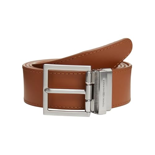 Tommy Hilfiger HUDSON REV 3.5 AM0AM13945 Ceinture réversible pour homme, marron, 85, Marron (Cognac d'hiver), 85