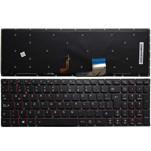 Laptop Replacement Keyboard Fit Lenovo IdeaPad Y50-70A Y50-70AM Latin Layout