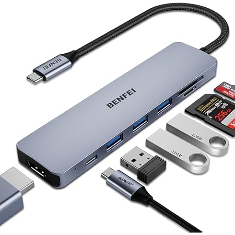 BENFEI 7-in-1 USB-C Multiport Hub Cover