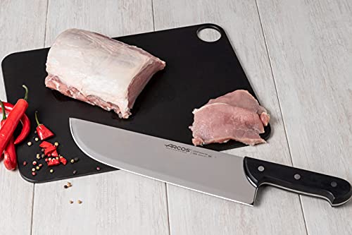 Arcos Butcher Knife 12 Inch Nitrum Stainless Steel and 300 mm Blade,862 gr, Professional Cleaver Knife, Ergonomic Polyoxymethylene POM Handle, Series Universal, Color Black - Image 2