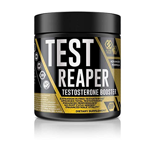 Test Reaper Natural Testosterone Booster for Men – with 145% Steroidal Saponins