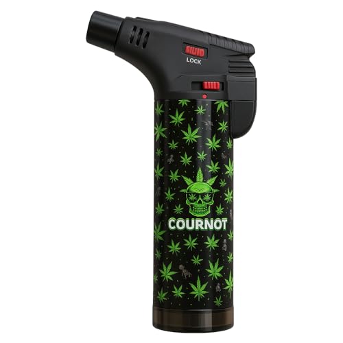 OBD Refillable Blow Torch for Cooking Adjustable Flame Kitchen Torch with Safety Lock for Crème Brûlée, Baking, Desserts & DIY Soldering (Gas Not Included) (1)