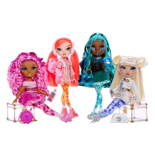 Rainbow High Sparkle & Shine Doll - Leilani - 28 cm Modepuppe mit Pinkfarbenem Haar und Magischen Zauberblasen in den Beinen, Farbe… – Ansicht 5