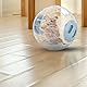 Relaxdays Hamsterball, Ø 18,5 cm, Laufkugel für Hamster & Mäuse, Kunststoff, Nagerspielzeug zum Laufen, transparent/blau