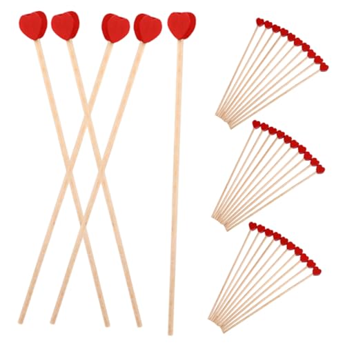 Cabilock Wooden Stir Sticks Disposable 200pcs Bar Essentials Stirrers Honey-infused Stirrers for Enhanced Drink Experience