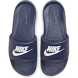 Nike Victori One Shower Slides Badelatschen (Navy/White, Numeric_44)