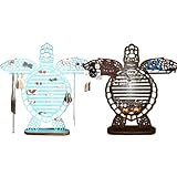 イヤリングディスプレイ - ウミガメイヤリングジュエリーディスプレイラック、イヤリングホルダーオーガナイザー | ジュエリー ラックウミガメ形の木製ハンガー組織ネックレス女性女の子家の装飾収納ラック image