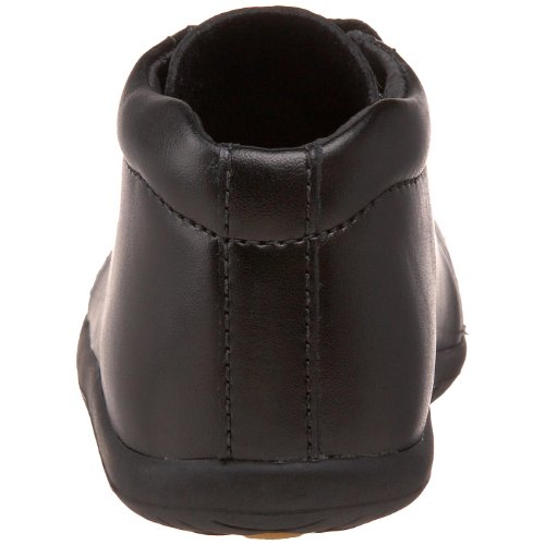 image for Stride Rite Girls SRTech Kids' Elliot Sneaker, Black Leather, 5 Toddle