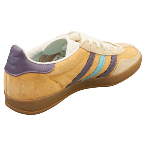 Image of adidas Gazelle Indoor Men's Sneaker, Glow Orange /Shadow Violet /Off White, Size 4