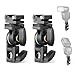 Godox AD-E2 Camera Flash Speedlite Mount Flash Bracket Cold Shoe Mount with Umbrella Holder Universal 1/4â€ Screw for DSLR Camera, Flash, Camera Flash, Speedlite (2 Packs)