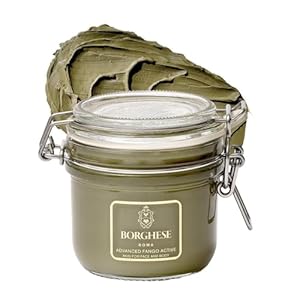 Borghese Advanced Fango Active Mud Mask for Face and Body – Exfoliating to Purifying Face Mask with Bentonite Clay & Hyaluronic Acid For Normal, Combination & Oily Skin