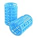 uxcell 10 Pcs Blue Plastic DIY Roller Curlers Hair Curling Tool
