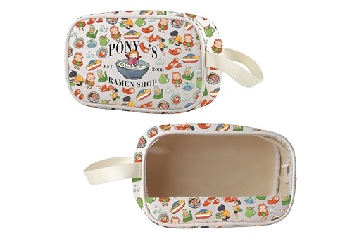 Lywjyb Birdgot Animated Movie Clear Makeup Bag Japanese Anime Inspired Gift Anime Lover Merch (Poyo Bag)
