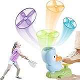 TTANTWFO Flying Disc Launcher Toy, Flying Saucer Toys for Kids, Saucer Disc Launcher Toy for Childre