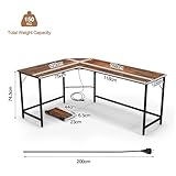 Zoom IMG-2 lifezeal scrivania ufficio a forma Zoom IMG-2 lifezeal scrivania ufficio a forma