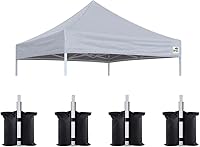 Vista 24 de Eurmax - Toldo de repuesto, 10 x 10, elige entre 30 colores, solamente toldo, regalo de 4 unidades de bolsas