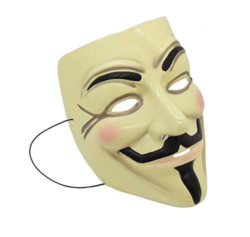 FixtureDisplays V for Vendetta Mask Guy Fawkes Anonymous Fancy Cosplay Costume 15681