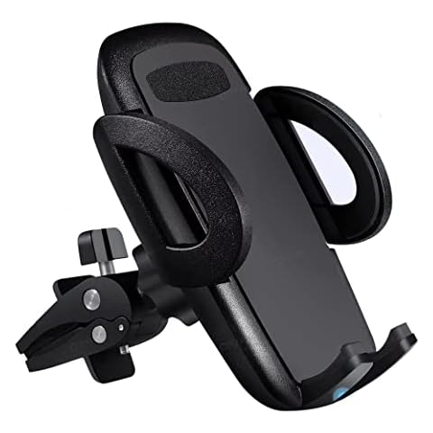 pjp electronics Car Phone Holder Air Vent, Universal Air Vent 360° Rotation Car Phone Mount with One Button Release Compatible with iPhone 14 13 12 XR XS Max X 8 7 6, Galaxy S22 S21 S20 S10 Cover