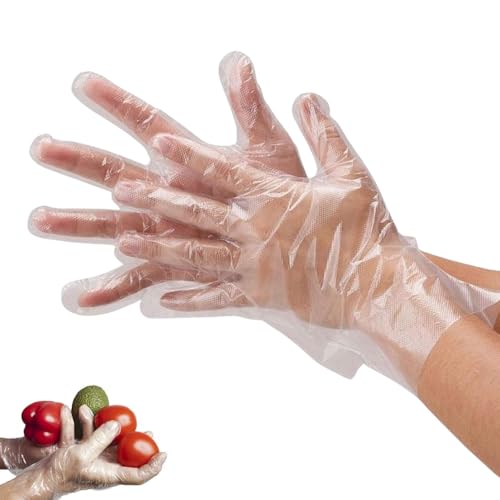 500 Blaue Einweg-PE-Handschuhe (5 Packungen) – Le Produktbild-Vorschau 4