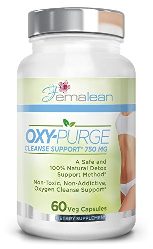 Oxy-Purge 750 mg 60 Vcaps - Natural Magnesium Oxide Oxygen Based Colon Cleanse Gentle Laxative Supports Healthy Digestive Tract Regularity