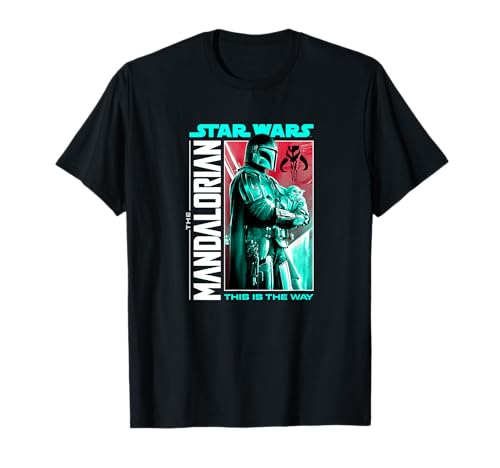 T-shirt Star Wars design The Mandalorian et imprimé de haute qualité